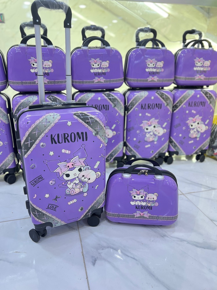 چمدان کودک دو تیکه طرح کرومی