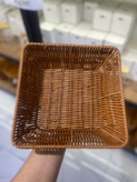 سبد حصیری مربعی