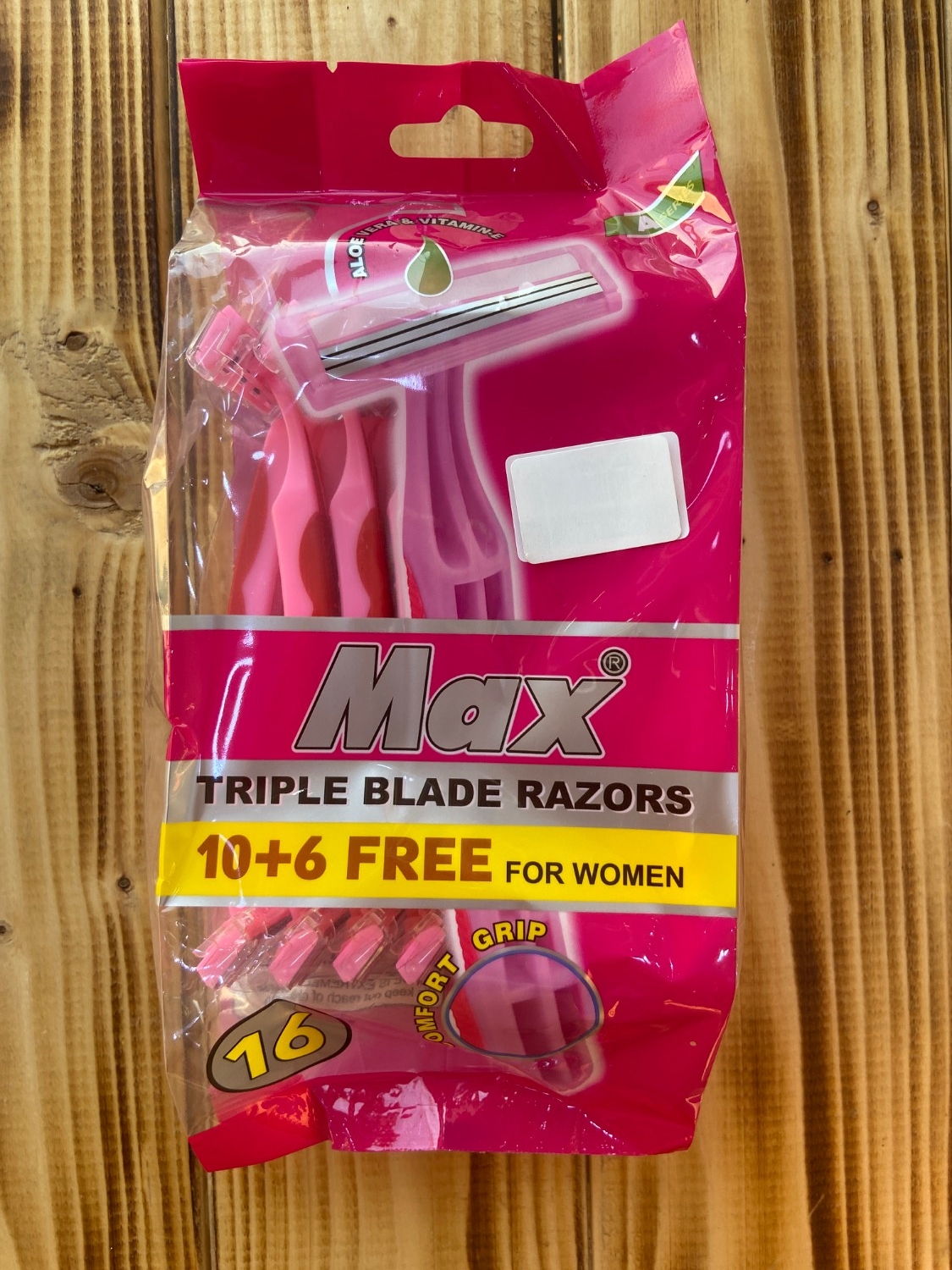 پک ژیلت سه تیغه اقتصادی بانوان مکس کد ۴