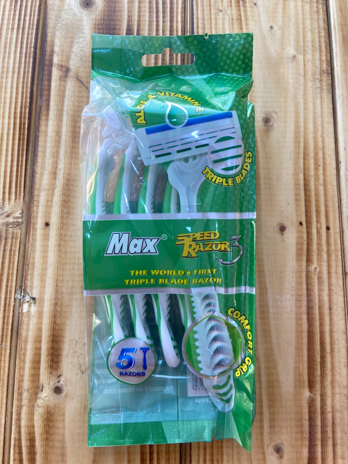 پک ژیلت سه تیغه بانوان سبز ۱۰