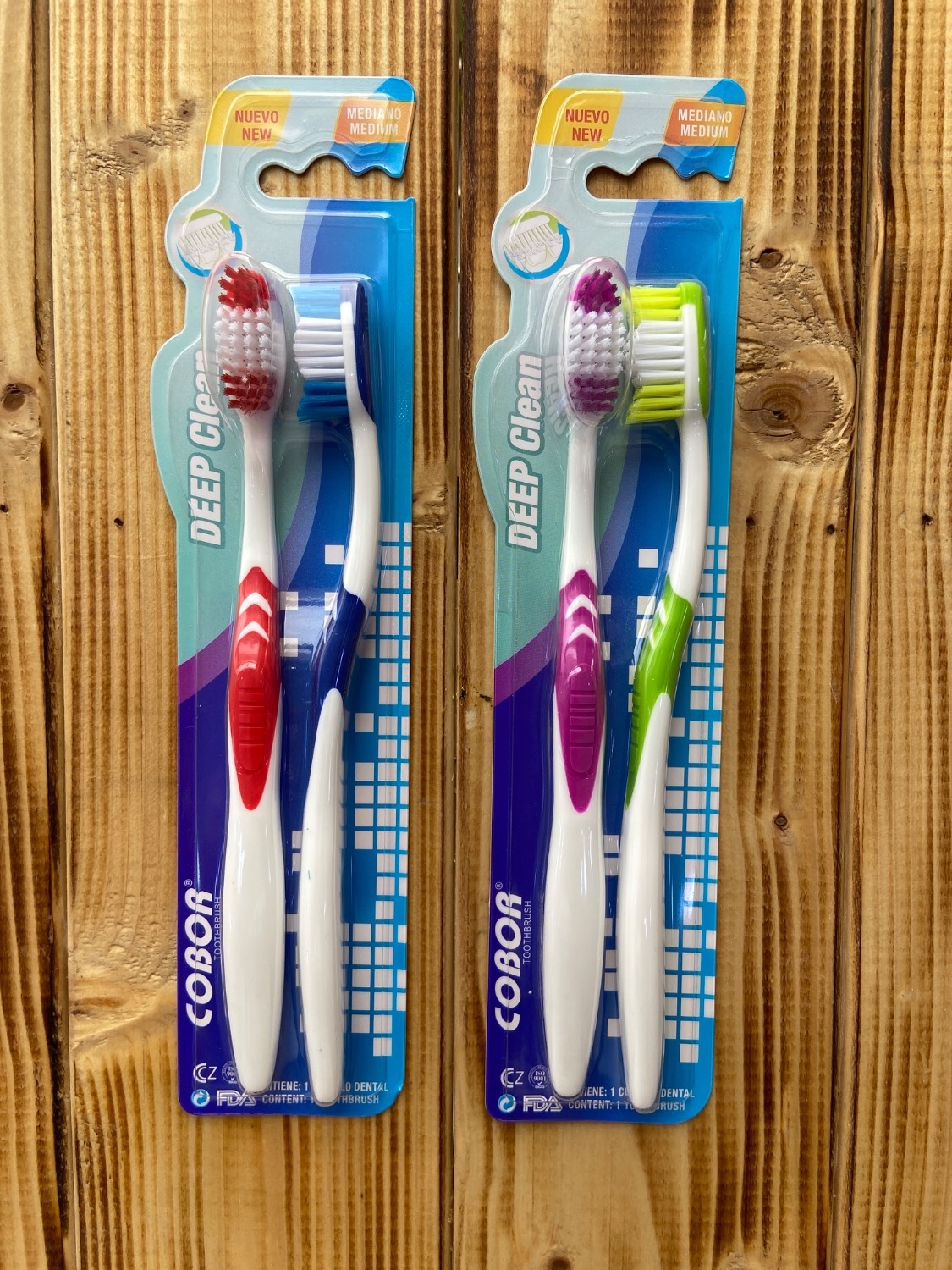 مسواک 2عددی براش مدیوم کد 9 