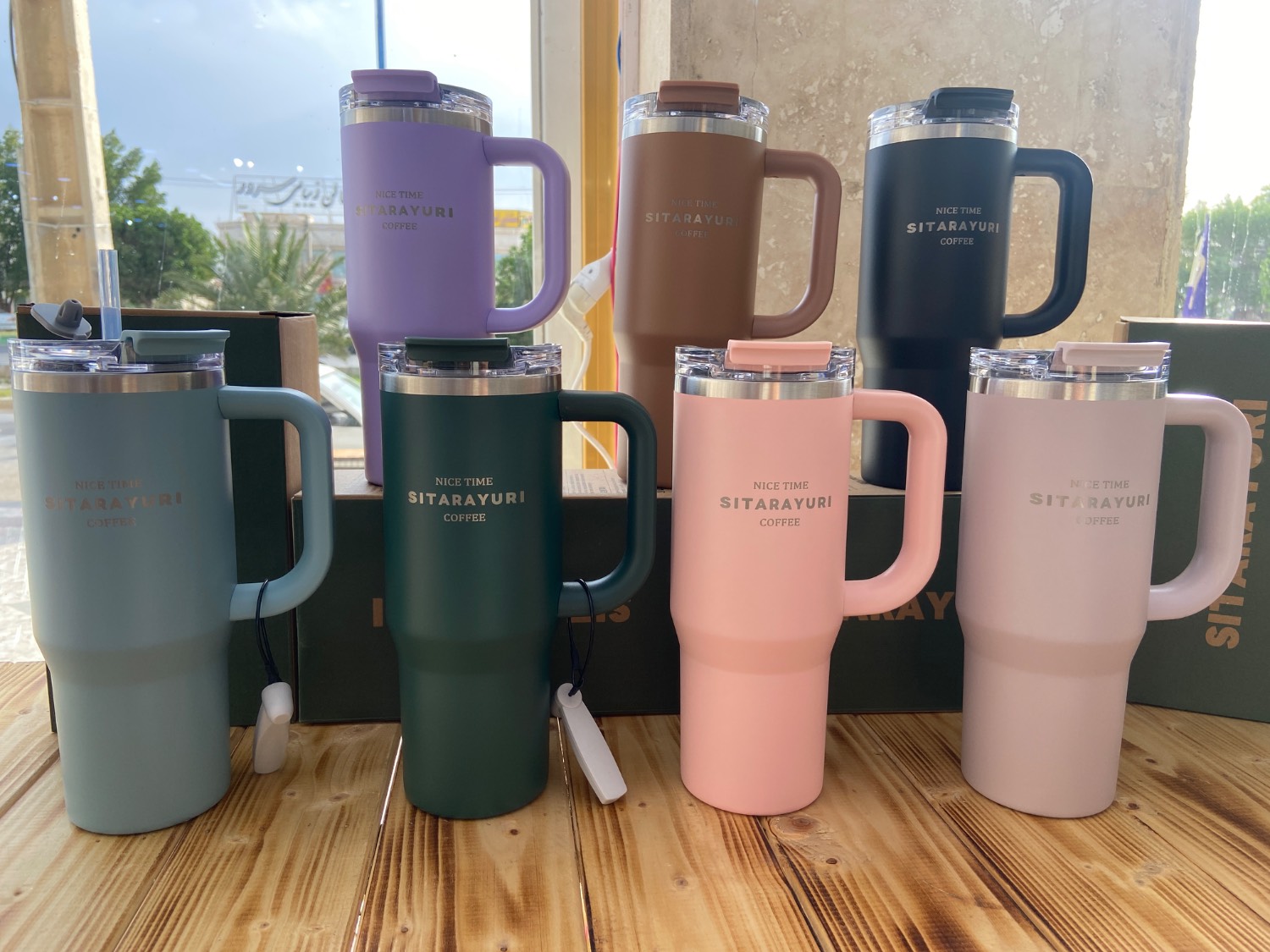 تراول ماگ نی دار دسته دار طرح جدید 15